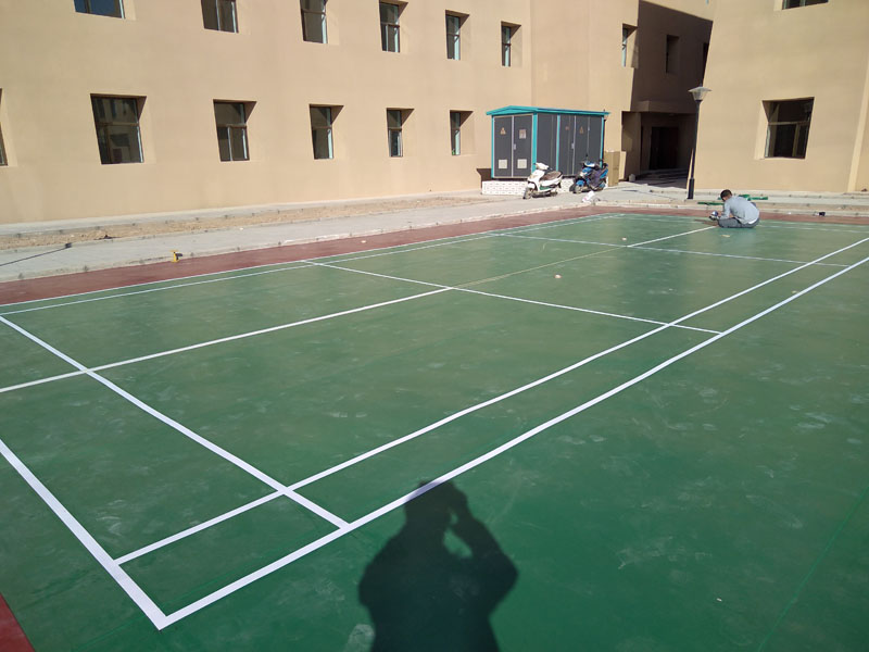 室外PVC羽毛球運動地膠