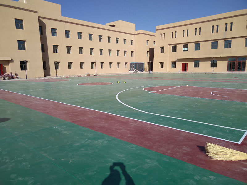 室外PVC籃球場鋪裝