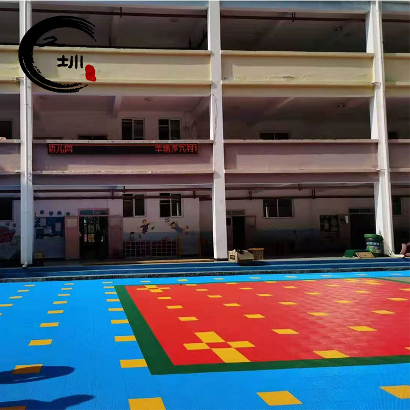批發幼兒園室外懸浮地板 戶外防滑運動羽毛球籃球場懸浮地板
